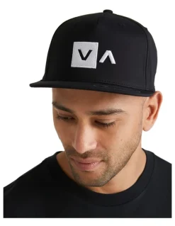 RVCA Va Commonwealth Deluxe Cap in Black