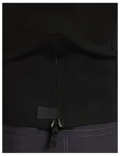 RVCA Balance Back Zip Wetsuit Jacket in Black