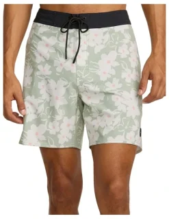 RVCA Down Right Trunk in Green