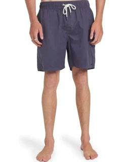 RVCA Opposites Elastic 2 Shorts in Blue