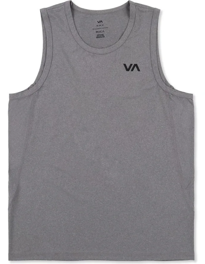 RVCA Sport Vent Muscle in Heather Grey