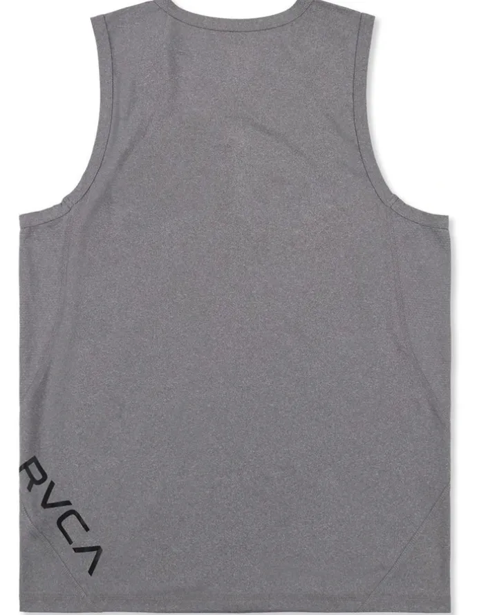 RVCA Sport Vent Muscle in Heather Grey