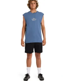 RVCA Sun Industries Muscle in Vintage Navy