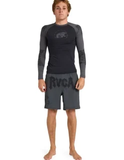 RVCA Tapout Long Sleeve Rashguard in Black
