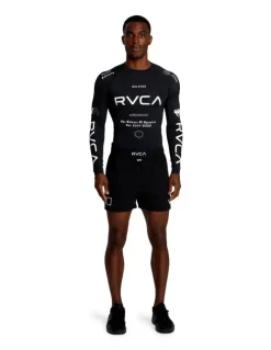 RVCA VA Sport Long Sleeve Rashguard in Black