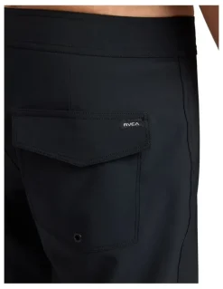 RVCA Va Trunk Solid 19 Boardshorts in Black