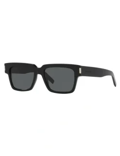 Saint Laurent Saint Laurent SL 732 Vadim Acetate Sunglasses in Black