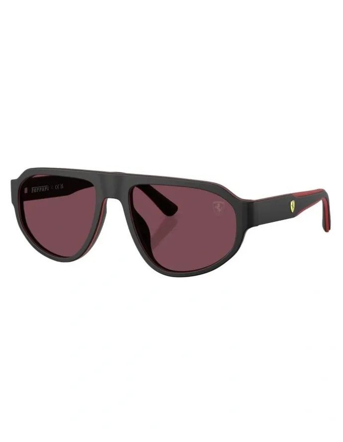 Scuderia Ferrari Acetate Sunglasses in Black