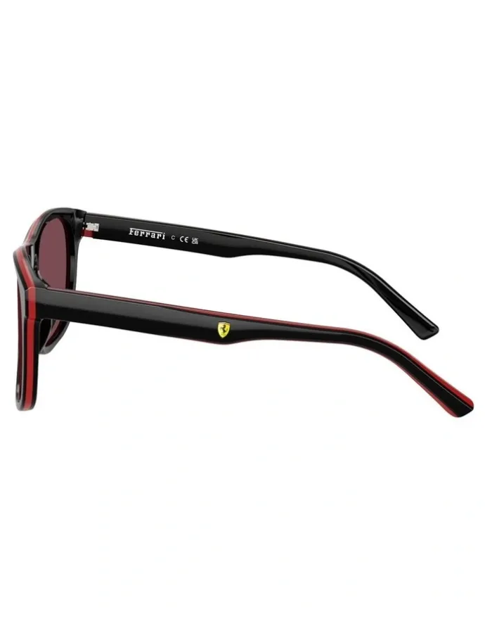 Scuderia Ferrari Acetate Sunglasses in Black