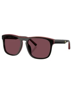 Scuderia Ferrari Acetate Sunglasses in Black