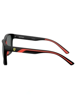 Scuderia Ferrari FZ6002U Polarised Sunglasses in Black