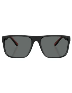 Scuderia Ferrari FZ6002U Polarised Sunglasses in Black