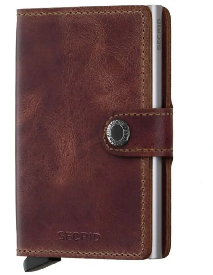 Secrid Miniwallet in Vintage Brown