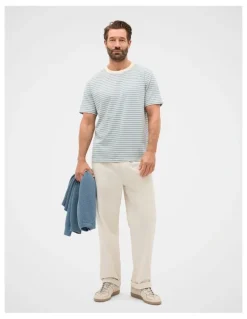 Seed Heritage Stripe Crew Tee