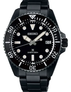 Seiko SNE599P Prospex Solar Diver Watch 200M in Black