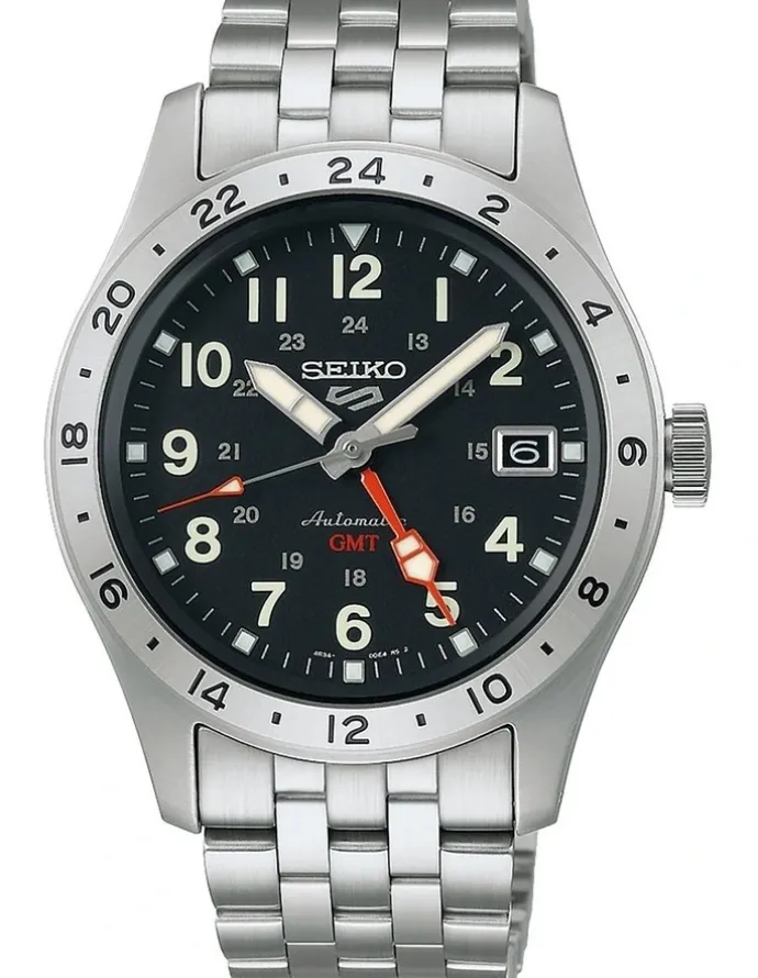 Seiko Stainless Steel Watch 5 Sports SSK023K in Silver