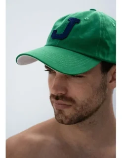 Shore Club College Letter Cap in Green