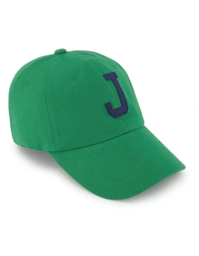 Shore Club College Letter Cap in Green