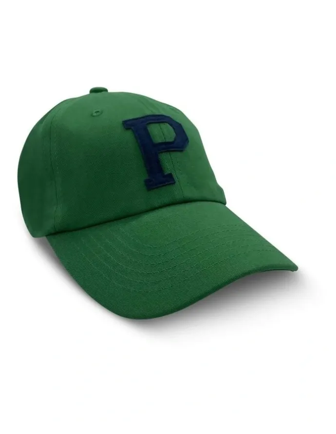 Shore Club College Letter Cap in Green
