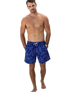 Shore Club Swim Short in Capri Geo