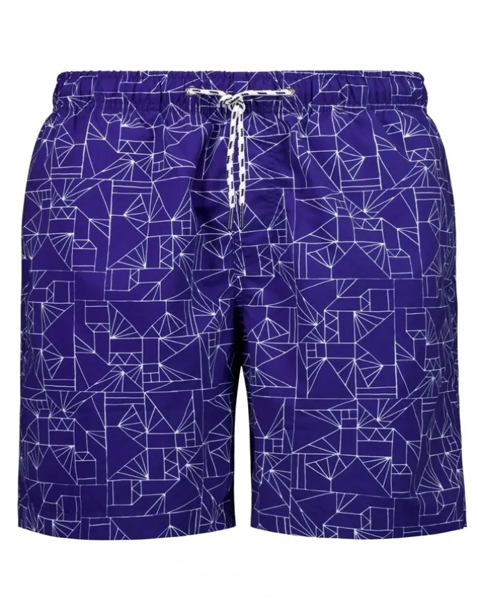 Shore Club Swim Short in Capri Geo