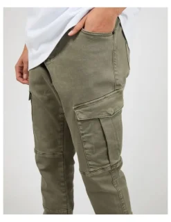 Silent Theory Defense Cargo Pant in Khaki