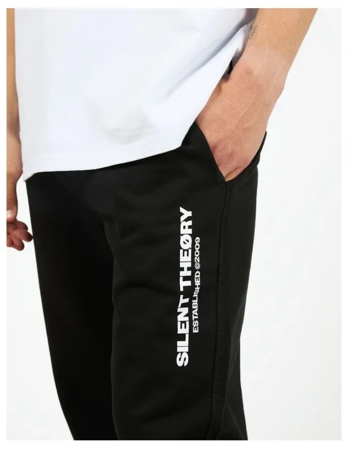 Silent Theory Essential Theory Track Pant V2 in Black