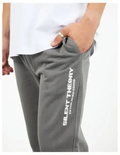 Silent Theory Essential Theory Trackpant in Charcoal