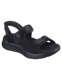 Skechers Go Walk Flex Sandal in Black