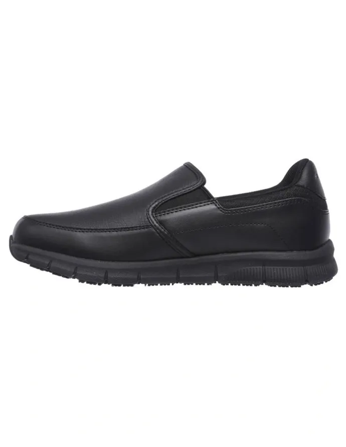 Skechers Nampa Groton Slip On Sneaker in Black