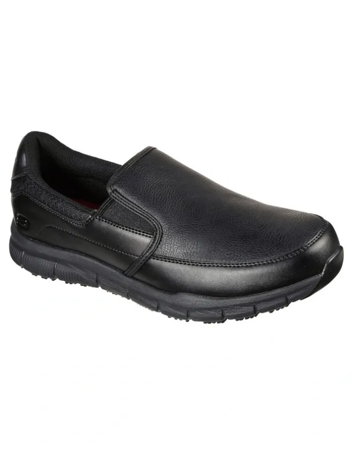 Skechers Nampa Groton Slip On Sneaker in Black