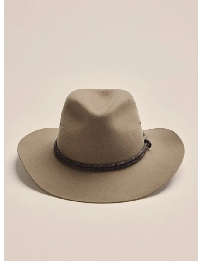 S.Kidman Country Fur Blend Hat in Brown