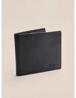 S.Kidman Harford Leather Wallet K0026BLK in Black