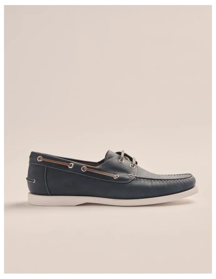 S.Kidman Portsea Boat Shoes K0039 in Navy