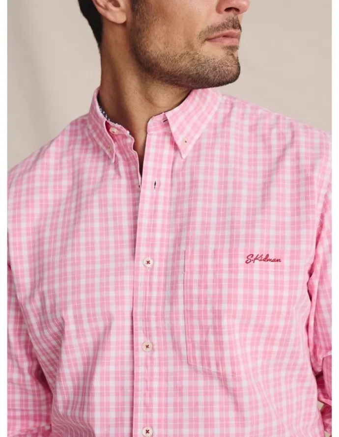 S.Kidman Aberdeen Long Sleeve Shirt in Pale Pink