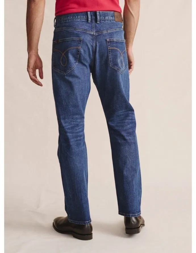 S.Kidman Camden 5 Pocket Jeans (Reg32) Mid Rise 1PAM00048R in Mid Wash
