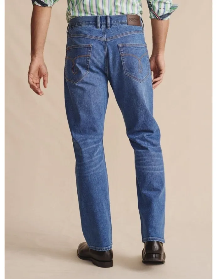 S.Kidman Camden 5 Pocket (Reg 32) Mid Rise Jeans 1PAM00048R in Vintage Wash