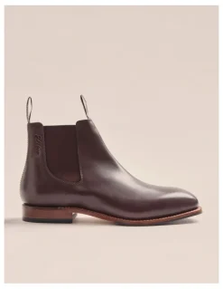 S.Kidman Choc Sidney Goodyear Welt Boots K0001 in Chocolate