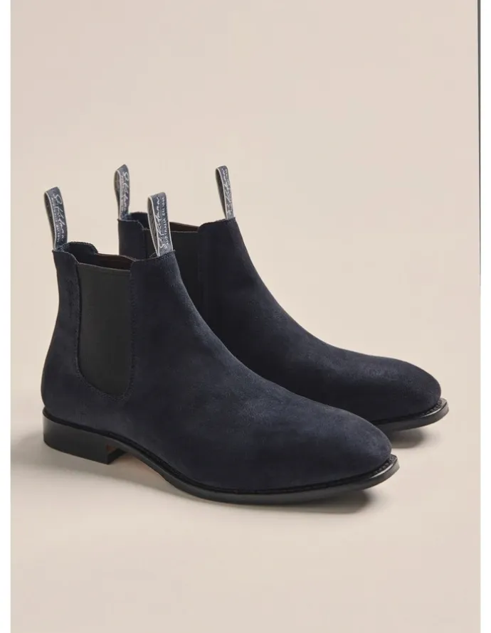 S.Kidman Durham Suede Boot in Navy K0002 NAV