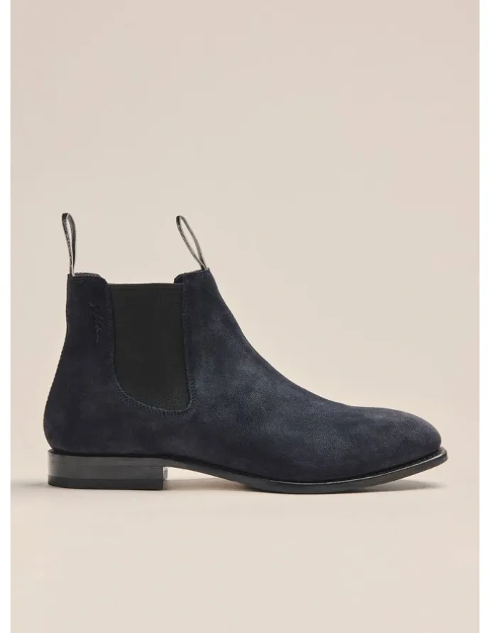 S.Kidman Durham Suede Boot in Navy K0002 NAV