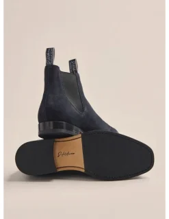 S.Kidman Durham Suede Boot in Navy K0002 NAV