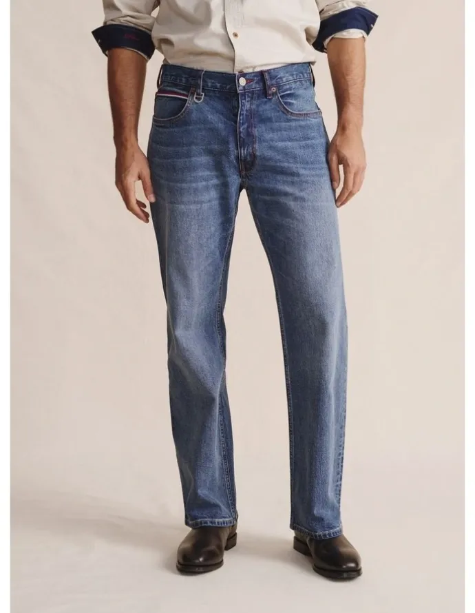 S.Kidman Geurie 5 Pocket (Reg 32) Mid Rise Jeans 1PAM00050R in Mid Wash