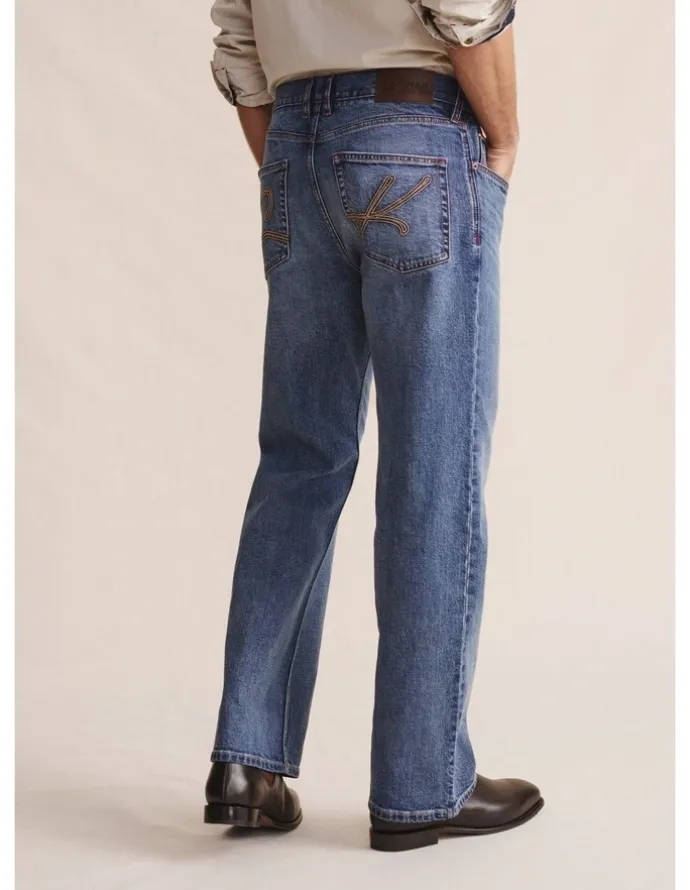 S.Kidman Geurie 5 Pocket (Reg 32) Mid Rise Jeans 1PAM00050R in Mid Wash