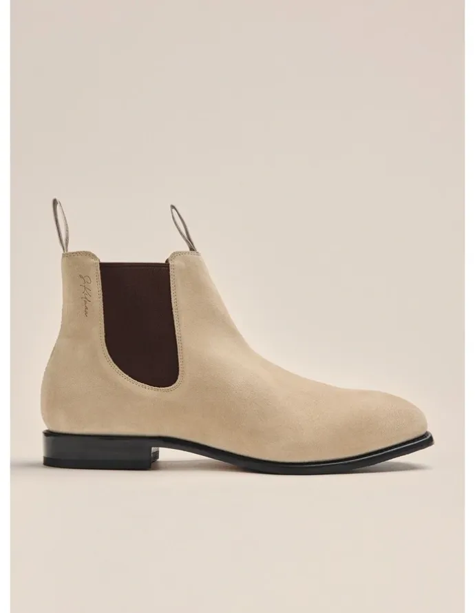 S.Kidman K0002 PSN Durham Suede Boot in Pale Sand