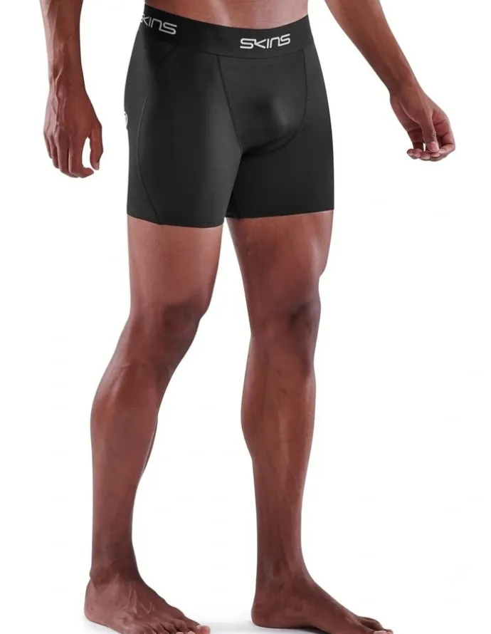 SKINS Men's Series-1 Running Short in Black