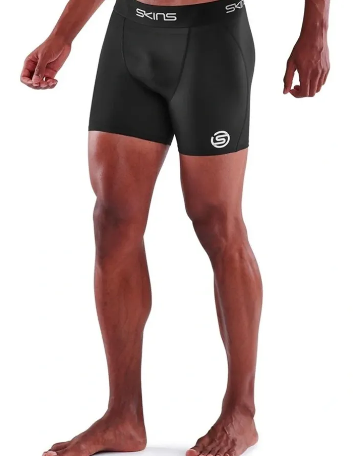 SKINS Men's Series-1 Running Short in Black