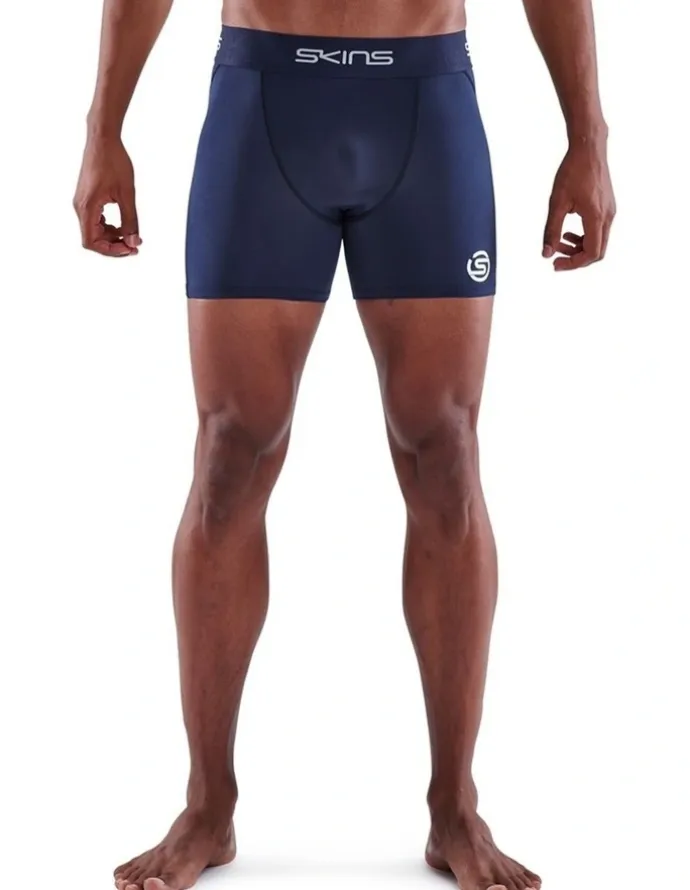 SKINS Series-1 Activewear Short in Navy Blue