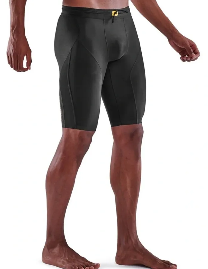 SKINS Series-5 Running Half Tight in Black