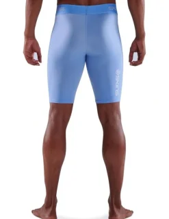 SKINS Series-1 Running/Gym Half Tight in Sky Blue