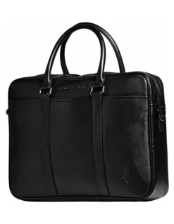 Society of Wolves Leather Laptop Bag